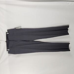 BCX Dress Pants Sz7 Women Juniors Charcoal Gray Magic Waist Straight Leg Career